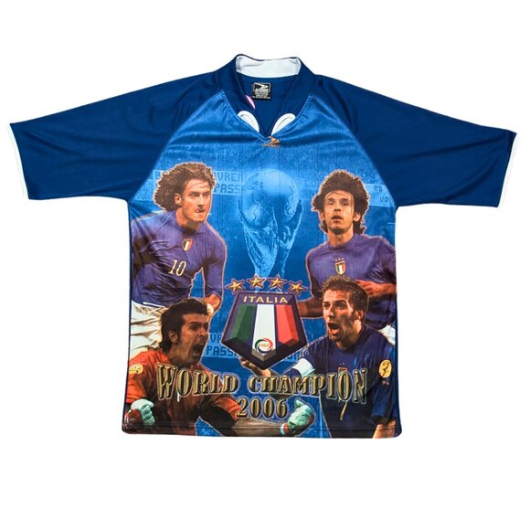 Y2K Italy 2006 World Cup Champions jersey One Size - Picture 1 of 4